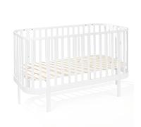 Lit d'enfant ATB MEBLE 140x70 cm - Lit d'enfant 2in1 - Lit d'enfant GRAND - Lit évolutif - Lit pour enfant - Blanc