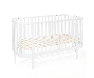 Lit d'enfant ATB MEBLE 140x70 cm - Lit d'enfant 2in1 - Lit d'enfant GRAND - Lit évolutif - Lit pour enfant - Blanc