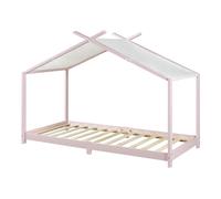 Lit d'enfant 'Brome' lit de maison 90 x 200 cm rose