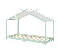 Lit d'enfant 'Brome' lit de maison 90 x 200 cm vert menthe