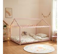 Lit d'enfant 'Cerro' lit de maison 120x200cm rose