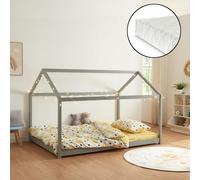 Lit d'enfant 'Cerro' Lit d'intérieur avec matelas 120x200cm Gris