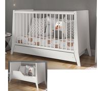 Lit d'enfant Cosmo 60x120cm avec tiroir et kit de transformation