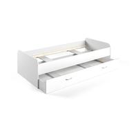 Lit d'enfant Enzo, 90x200 cm, Blanc, Vitalispa 25363