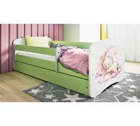 Lit d'enfant Lit d'adolescent dormir 70x140, 80x160, 80x180 cm - Set complet avec matelas, tiroir & protection antichute