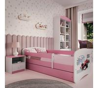 Lit d'enfant Lit d'adolescent Formule 1 70x140, 80x160, 80x180 cm - Set complet avec matelas, tiroir & protection antichute