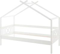 Lit d'enfant lit simple JULETTA Blanc pin massif 90 x 200 cm
