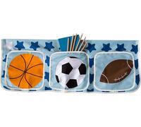 Lit D'Enfant Lit Superposé 90x200 cm avec Tour Toboggan Bois Blanc Lit Mezzanine Football