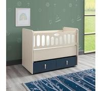 Lit d'enfant moderne extensible Lit de chambre eubles en bois Bleu