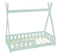 Lit d'enfant tipi 70x140 cm menthe ML-Design
