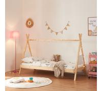 Lit d'enfant Tipi 'Siikajoki' 90x200cm pin naturel