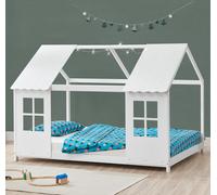 Lit d'enfant 'Tostedt' design semi-ouvert 120x200cm blanc