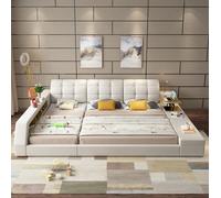 Lit design hôtel double étagère 180x200 lit multifonctionnel de luxe