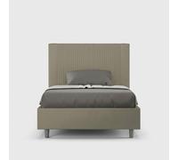 Lit double 120x200 avec rangement en similicuir Goya P1