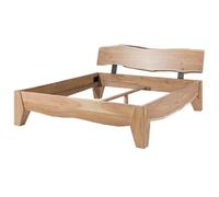 Lit double 180x200 Acacia laqué Bois naturel PURE ACACIA N° 314
