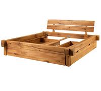 Lit Double à tiroirs 200x200cm - Bois Massif de chêne Sauvage huilé (Bois Naturel) - JANGALI #621