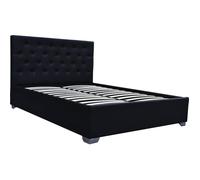 Lit double avec coffre ""Tino"" - 160 × 200 cm - Noir