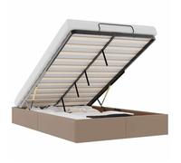 Lit Double Contemporain | Cadre de lit ottoman |sans matelas| cappuccino 120x190 cm - 2 places SP4892BED70575384