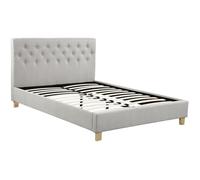 Habitat et Jardin - Lit double Emmy 140 x 190 cm Beige