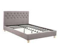 Habitat et Jardin – Lit double Emmy – 140 x 190 cm – Taupe