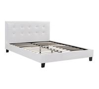 Lit double en pvc [ ]Julia[ ] - 140 x 190 cm - Blanc