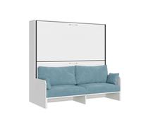 Lit double escamotable Kando avec canapé-lit avec matelas