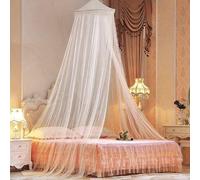 Lit double, grande moustiquaire, moustiquaire, lit double, moustiquaire pour lit d'enfant, housse de lit, accessoires de montage inclus, moustiquaire blanche pour les voyages et la maison