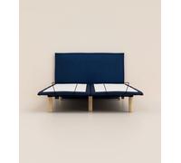 Lit électrique 180x200 cm - Bleu - Acier recy onfort relaxant et personnalisé -Simple d'utilisation -Fabriqué en France - Tediber