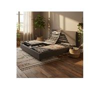 Lit électrique de relaxation en 5 plans de couchage 90x200 Plénitude Gris Granit