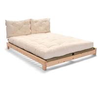Lit en bois 140x200 - Aisha Exclusive Natura Tatami - Pascall