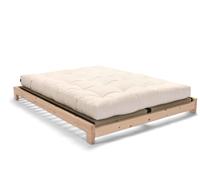 Lit en bois 160x200 - Aisha Basic Natura Tatami - Pascall