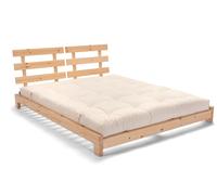 Lit en bois 160x200 - Aisha Classic Natura - Pascall