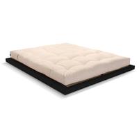 Lit en bois 180x200 - Zen Black Tatami - Pascall
