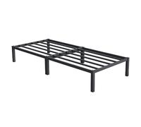 Lit en métal ECD Germany 90x200 cm anthracite