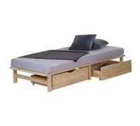 Lit homestyle4u marron
