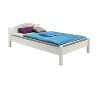 Lit marie idimex 211 x 98 x 70 cm en pin sans sommier de couleur Blanc G
