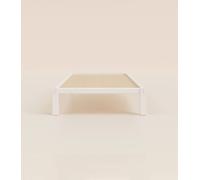 Lit enfant 90x190 cm Plus - Blanc - Bois de bouleau massif éco-responsable -- Haut de gamme - Durable et robuste - Tediber