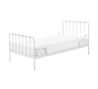 Vipack Lit en métal Alice 90 x 200 cm Blanc