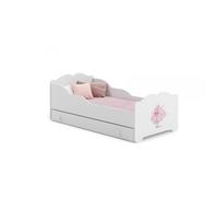 Lit enfant ANNA +SZU avec tiroir de rangement 140x70 PRINCESSE avec matelas Rouge G