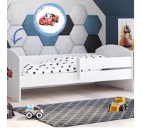 Lit enfant ""autoo"" avec barrière de protection et un matelas , taille 160x80