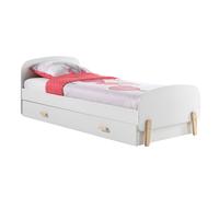 Vipack - Ensemble Kiddy composé d'un lit simple 90 x 200 cm et d'un tiroir de lit