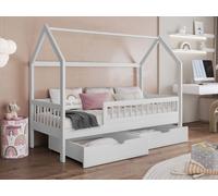 Lit enfant avec tiroirs 80x180 AVALON - blanc