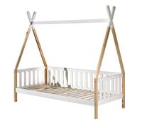 Vipack Lit Tipi HK 90 x 200 cm Blanc