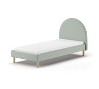 Lit Enfant Bouclé "Moon" 90x200cm Vert