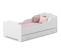 Lit enfant complet ANNA 160 x 80 cm + sommier + matelas + tiroir