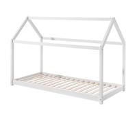 Vipack Lit cabane surface de couchage 90 x 200 cm blanc