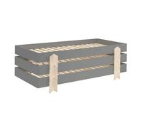 Lit Enfant en Bois Modulo Arrow III 90x200cm Gris