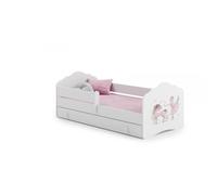 Lit enfant fala bar+szu 140x70 danseuse avec tiroir de rangement avec matelas