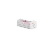 Lit enfant FALA BAR+SZU 140x70 Elephant avec tiroir de rangement avec matelas