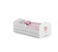 Lit enfant FALA BAR+SZU 140x70 Fée avec tiroir de rangement avec matelas